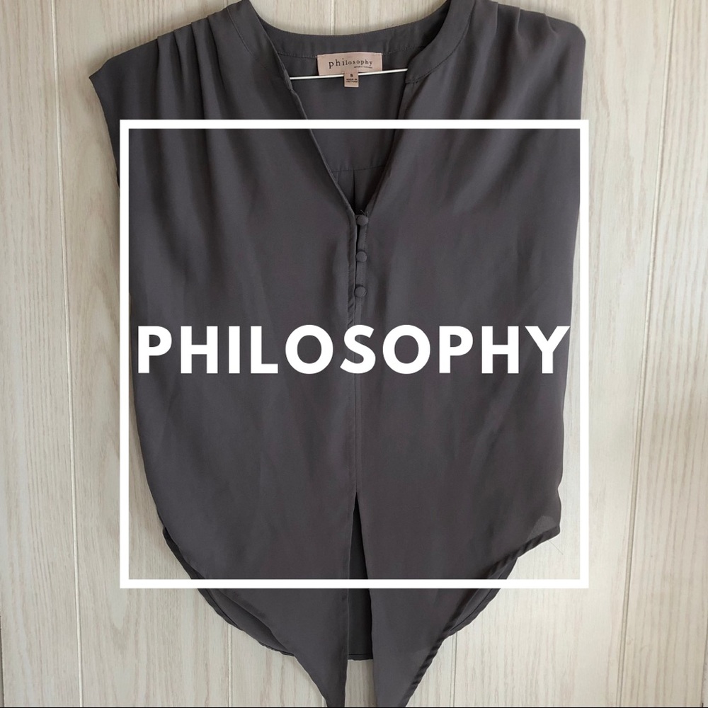 Philosophy Cap Sleeve Blouse
